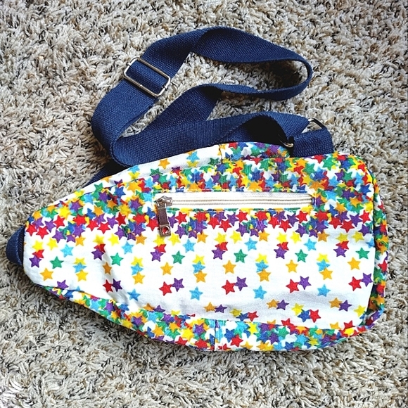 BOBO OBOB Colorful Stars Slingpack Backpack Shoulder Tote Crossbody Purse - Picture 8 of 9